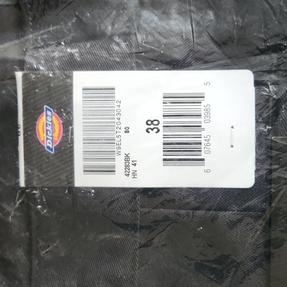 Dickies Men's Twill Work Shorts in Black,  Size 38 - Picture 3 of 4